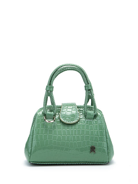 Minebag Mini Cluth Tokyo Kadın El Ve Çapraz Çanta Yeşil