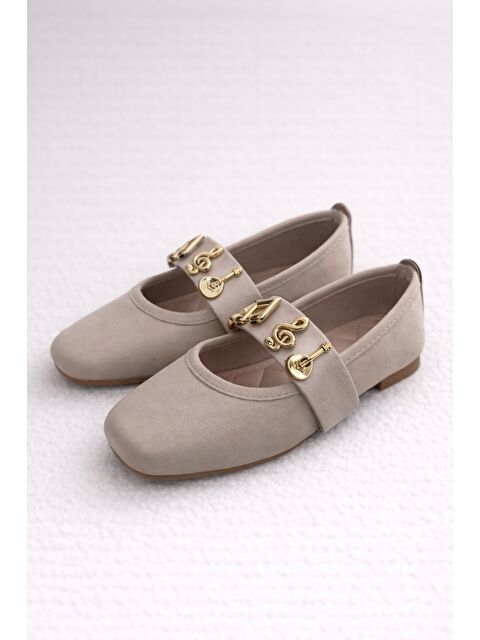 MODAFRATO MELODY Kemerli Babet Günlük Kadın Ayakkabı Ev Babeti - S000494560-5173