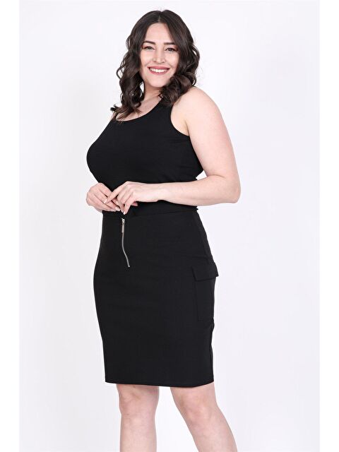 Mylinemoda Önden Fermuarlı Etek - S000238938-19351