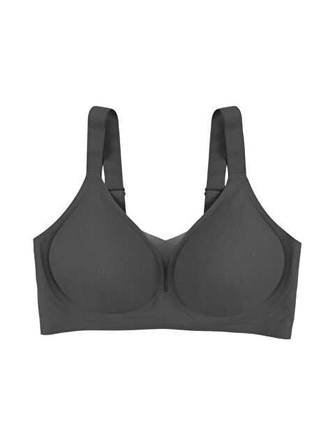 Koza İç Giyim Kadın Büyük Beden (Battal) Fitilli Dikişsiz Tül Detaylı Lazer Sütyen - S000504920-19351