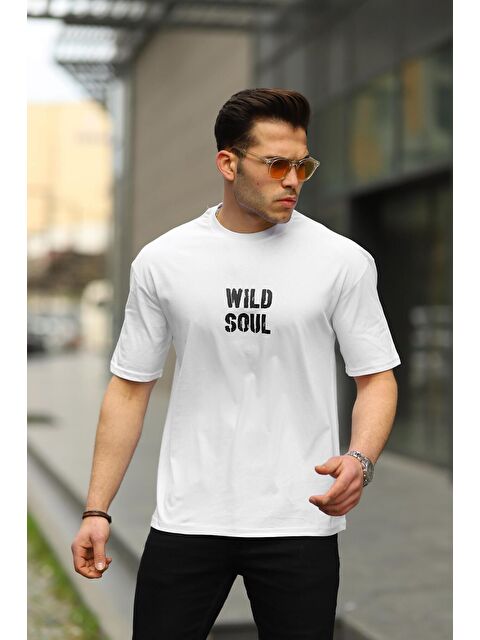 Comstar Erkek Wild Soul Baskılı Oversize Tshirt