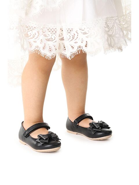Kiko Kids Cırtlı Kum Sim Fiyonklu Kız Çocuk Babet Ayakkabı Ege 202 Cilt - S000017792-19351