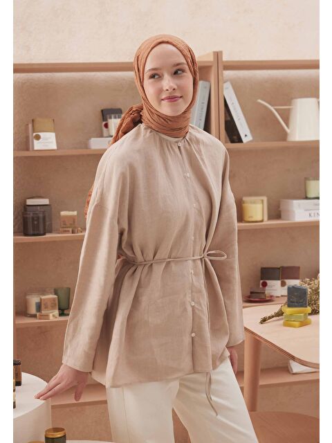 Fresh Scarfs Vual Crash Şal Nude - S000420273-26411