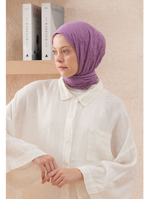 Fresh Scarfs Vual Crash Şal Menekşe - S000420273-1612