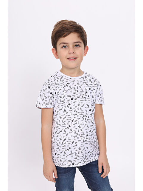 Toontoykids Erkek Çocuk Komple Baskılı Tişört - S000417880-20063