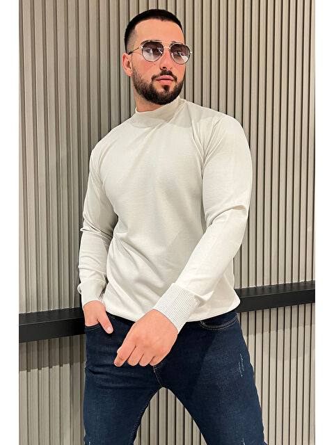 Mishar İtalia Erkek Yarım Balıkçı Triko Kazak - S000300508-25636