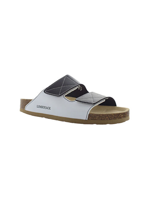 Lumberjack 2 BANDS SANDAL Beyaz Kadın Terlik - S000507054-20063