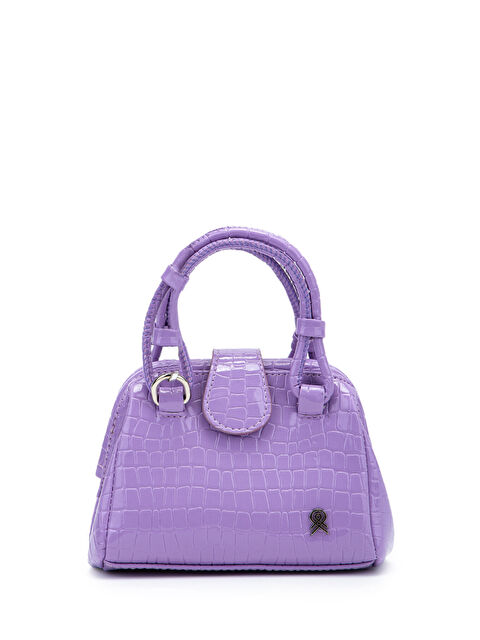 Minebag Mini Cluth Tokyo Kadın El Ve Çapraz Çanta Lila