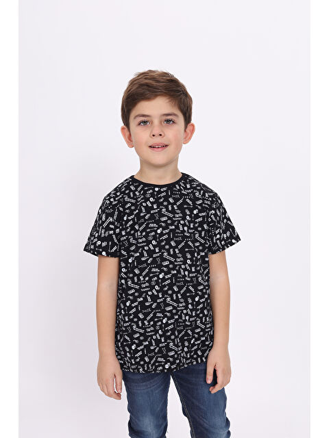 Toontoykids Erkek Çocuk Komple Baskılı Tişört - S000417880-19351