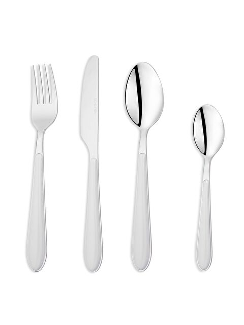 SCHAFER Mona 24 Parça Çatal Kaşık Bıçak Takımı-Beyaz - S000221088-20063