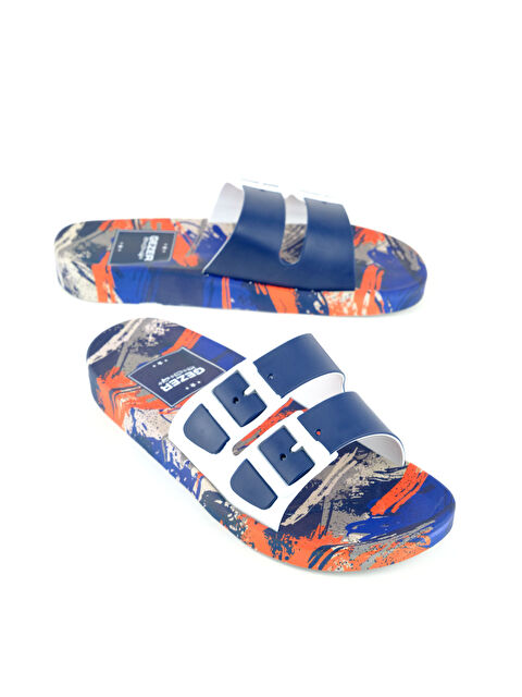 Gezer Erkek Yazlık Rahat Taban Havuz Plaj Banyo Günlük Terlik - S000390489-21164