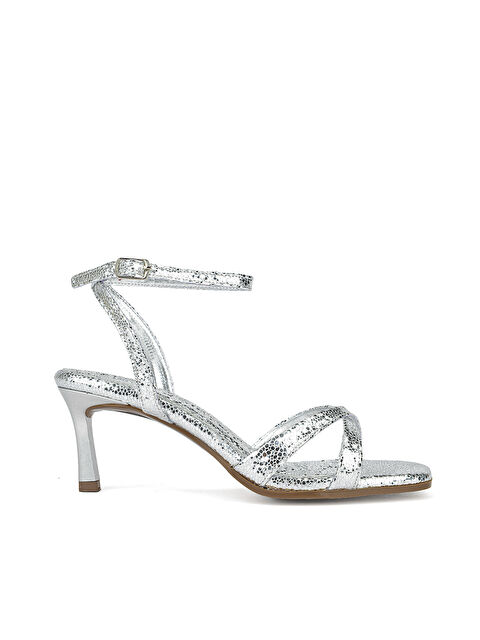 Ziya Ayakkabı Kadın Topuklu Ayakkabı 161996Z616 Gümüş