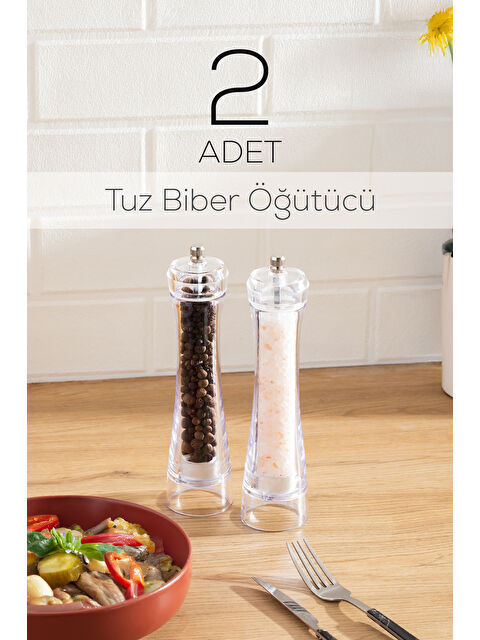 Porsima 5915366 Baharat Öğütücü 2li Set - S000440821-26865