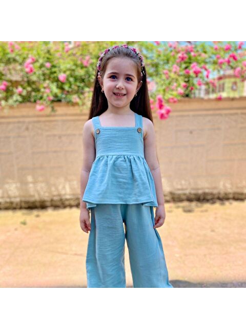 Yami Mia Müslin Bağlama Detaylı Alt Üst Takım - S000215701-20055