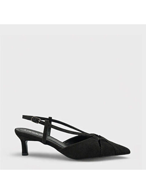 Capone Outfitters Faydra Sivri Burunlu Orta Topuklu Arkası Açık Kadın Ayakkabı