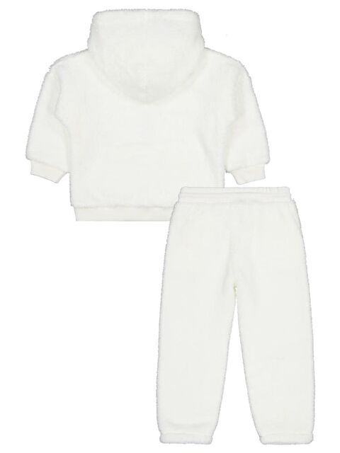 Civil Girls Nakışlı 2-5 Yaş Eşofman Takımı - Ekru 4-5 Yaş - S000485119-19965