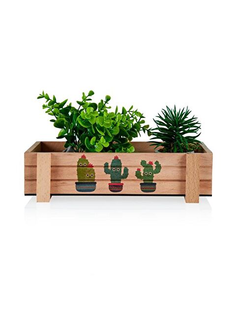 Objevi Çok Amaçlı Ahşap Organizer Kutu - 30x15 cm - S000376884-19928
