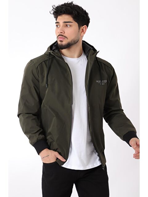 Stilkombin Kol ve Bel Lastikli Spor Elastan Kumaş Erkek Yağmurluk Mevsimlik PLDP 2979_60288 - S000204980-18547