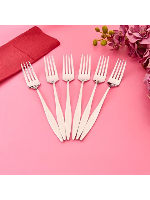 Arow Monaco 6'lı Yemek Çatalı - Inox - S000376888-20600