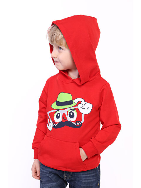 Toontoykids Erkek Çocuk Köpek Baskılı Sweatshirt