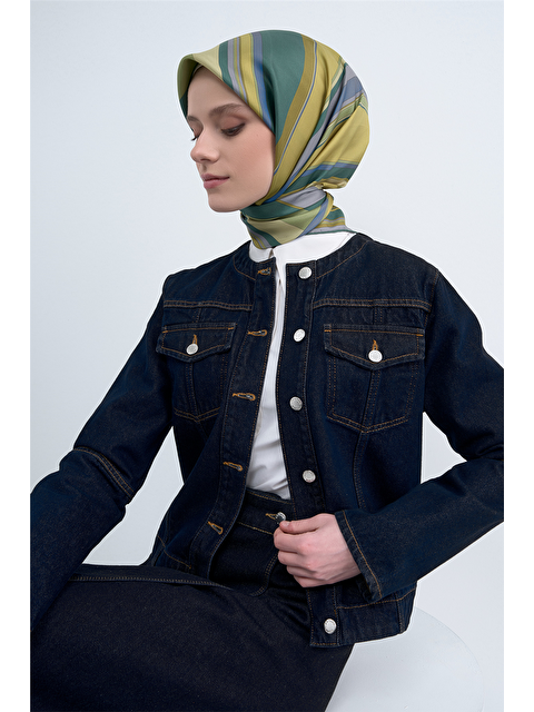 ARMİNE Saf İpek Twill Eşarp 9514D 54