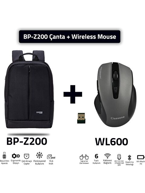 Classone BP-Z200-WL600 Mouse -15.6