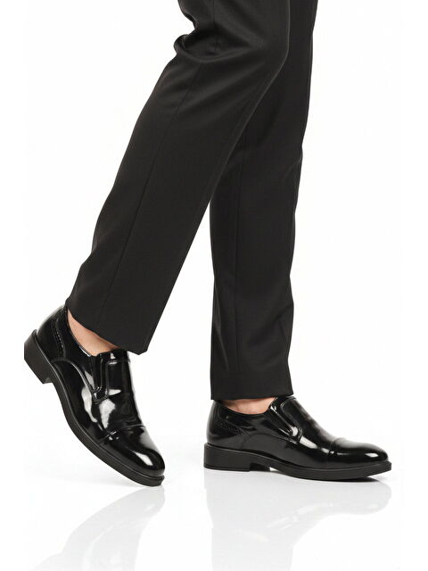 Ayakmod Siyah Rugan Hakiki Deri Erkek Klasik Ayakkabı 022 M - S000509102-37444