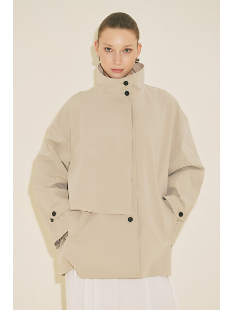 Manuka Rıa Tasarım Trençkot Taş - S000529584-25636