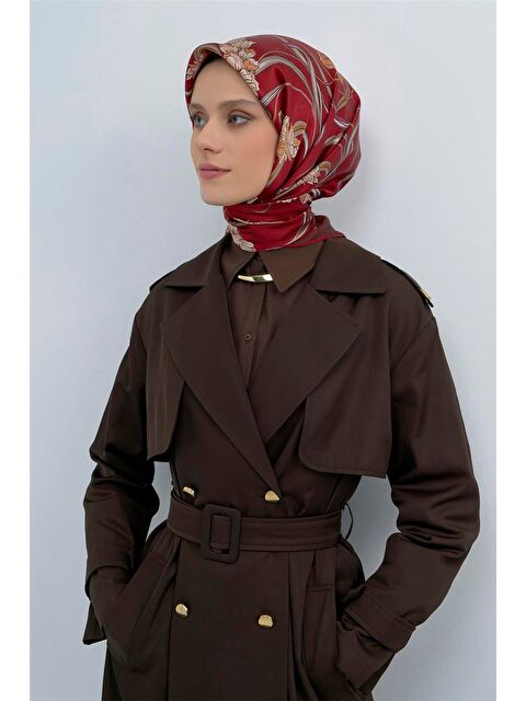 ARMİNE Saf İpek Twill Eşarp 9512D 53