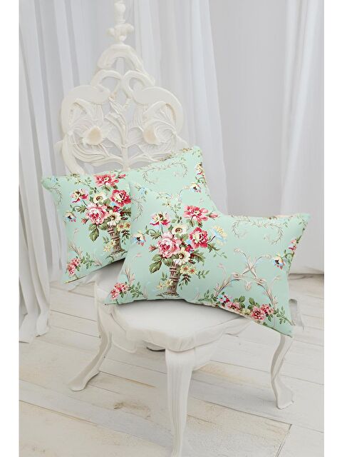 UPSTYLE Modern ve tasarım Yastık Kılıfı Mint 50x70 Cm - S000287611-29492