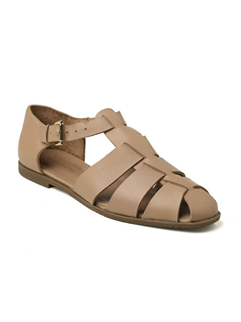 Giuseppe Mengoni Kadın Sandalet MX-M.23122 ZA-R543 Ten - S000509109-19928