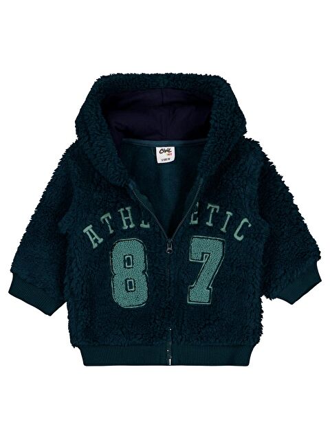 Civil Baby Kuzu Athletic Nakışlı 6-18 Ay Hırka - Yeşil 6-9 Ay - S000494745-19416