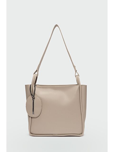 Shulebags Chiara Charmlı Omuz Çantası Bej - S000446729-19928