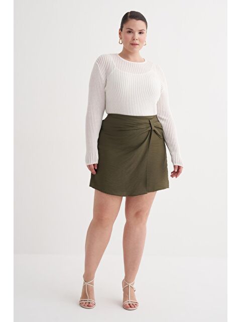 Mylinemoda Düğüm Detaylı Şort Etek - S000424491-18547