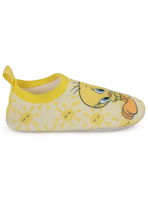 Tweety Baskılı Tabanlı 20-24 Numara Deniz Ayakkabısı - Sarı 22 - S000526489-20072