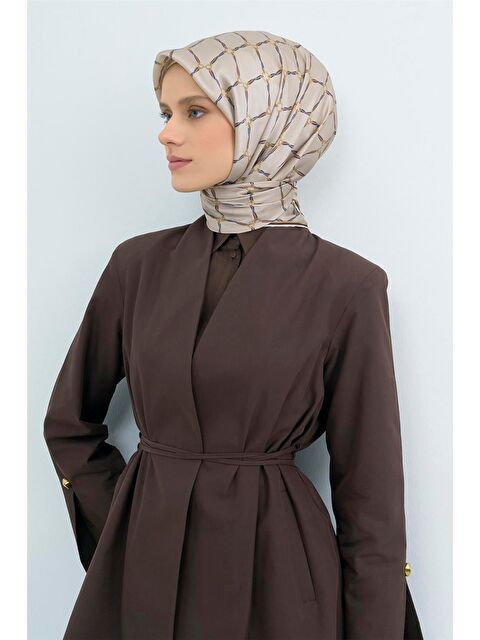 ARMİNE Saf İpek Twill Eşarp 9538D 35
