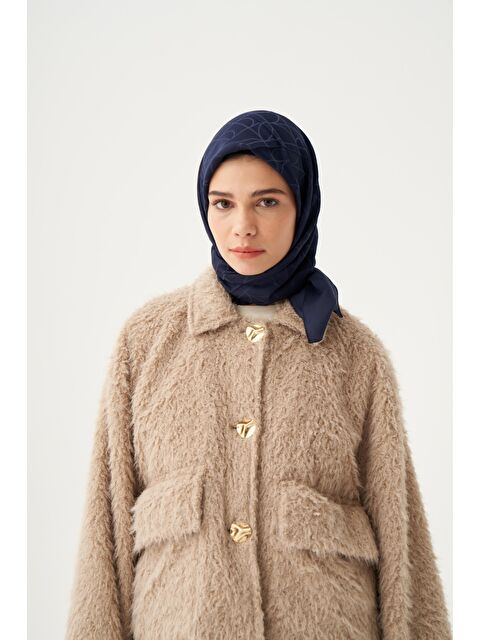 ALLDAY Lacivert İpek Eşarp - S000500314-21164