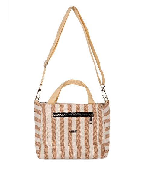 TONNY BLACK Kadın Vizon Kanvas Askılı Önü Fermuarlı El ve Omuz Çantası - S000500316-26429