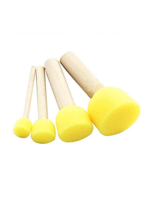 Brons 4'lü Tampon Fırça Seti (  Kod: BR-676 ) - S000266795-27074