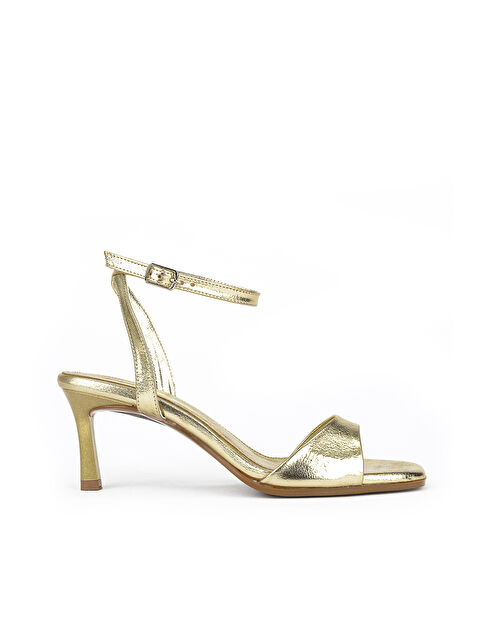 Ziya Ayakkabı Kadın Topuklu Ayakkabı 161996Z609 Altın