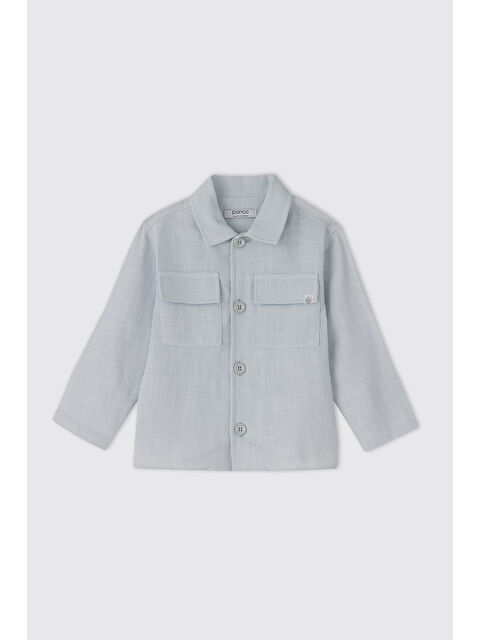 Panço Erkek Bebek Düğmeli Mavi Ceket - S000531729-17234