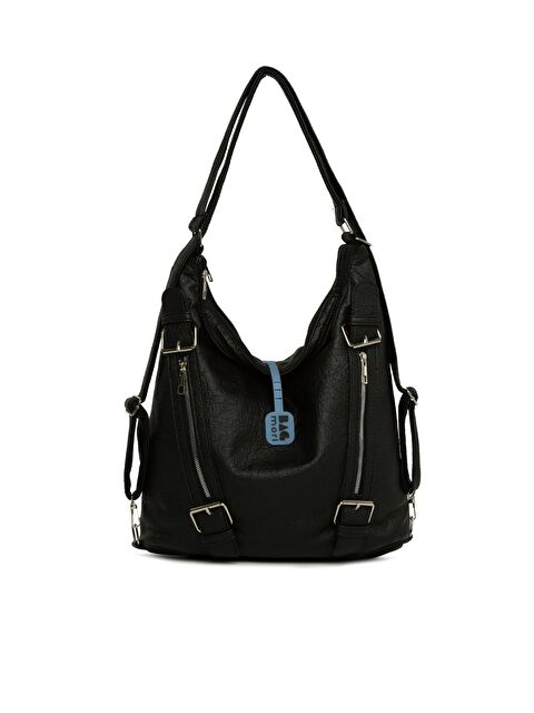 Bagmori Yumuşak Dokulu Kemer Detaylı Askılı ve Sırt Salaş Çanta - S000458055-19351