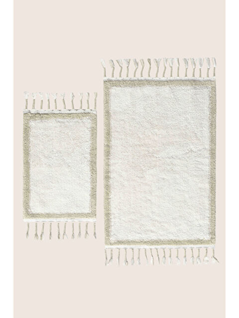 İrya Root 2’li Takım Banyo Paspası Bambu 40x60+60x90 cm Mint - S000480873-18194