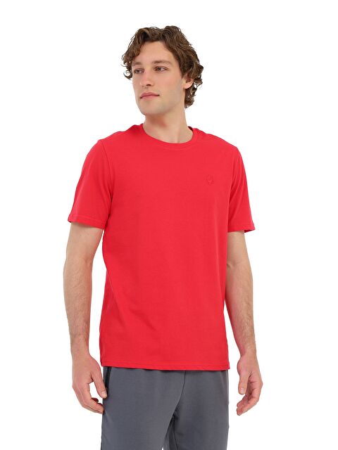 Lumberjack MB CT102 C NK T-SH 6FX Kırmızı Erkek Kısa Kol T-Shirt