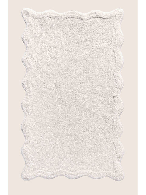 İrya Scallop Tekli Banyo Paspası Bambu 60x100 Ekru - S000480865-19965