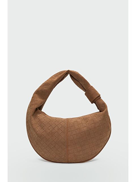 Shulebags Cove Süet Omuz Çantası Taba - S000446742-14955