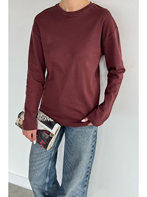 Gülseli Kadın Bisiklet Yaka Elastanlı Basic Body Bluz - S000517505-19413