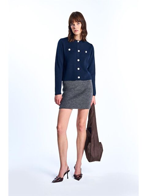 Sherin Antrasit Basic Triko Etek - S000291250-29666