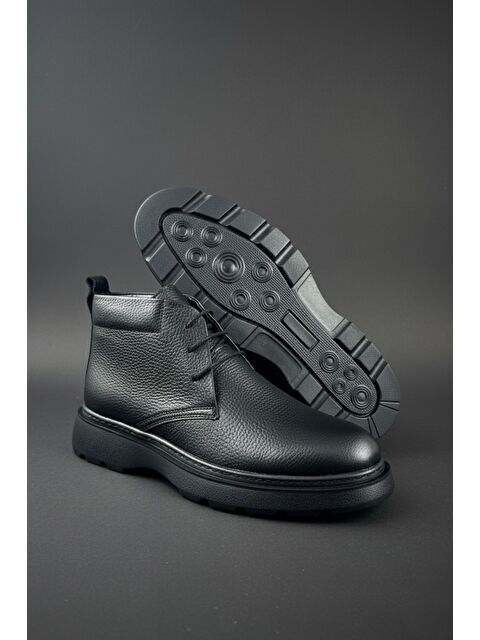 Muggo HENRY Bağcıklı Hakiki Deri Rahat Taban Erkek Chelsea Bot - S000288745-22238