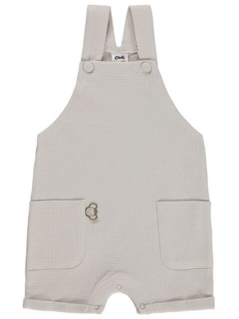 Civil Baby Basic 6-18 Ay Salopet - Bej